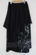 画像2: CIVARIZE / kompant レイヤード総柄スラックスパンツ 44 ブラック O-24-04-24-049-CI-pa-YM-OS (2)