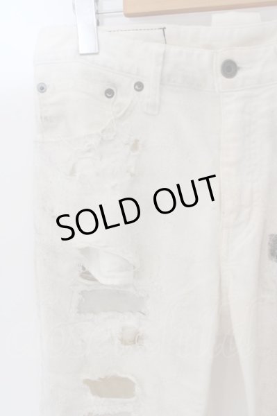 画像2: LGB / ST103-B2D/M　クロスペインティング【メンズ29】 29 ホワイト O-24-04-24-050-LG-pa-YM-OS (2)