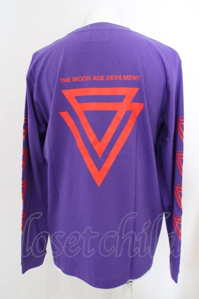 画像2: 【WINTERセール】Moonage Devilment（清春） / GRAPHIC PRINT L/S T-shirt TYPE B カットソー 44 パープル O-24-04-24-001-MO-to-YM-ZT021