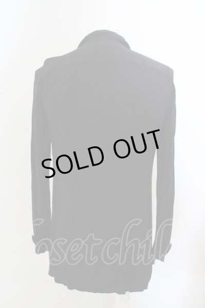 画像2: CIVARIZE / Empyrean ナポレオンデザインロングシャツ 44 ブラックｘシルバー O-24-04-24-012-CI-sh-YM-OS (2)