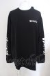 画像1: Moonage Devilment(清春) / GRAPHIC L/S T-SHIRT TYPE B カットソー 48 ブラック O-24-04-24-015-MO-to-YM-ZT420 (1)