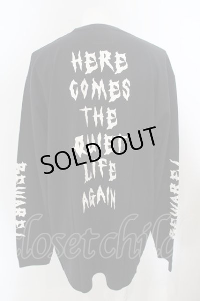 画像2: Moonage Devilment(清春) / GRAPHIC L/S T-SHIRT TYPE B カットソー 48 ブラック O-24-04-24-015-MO-to-YM-ZT420 (2)