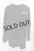 【WINTERセール】Moonage Devilment（清春） / GRAPHIC L/S T-SHIRT TYPE A カットソー 46 ブラック O-24-04-24-018-MO-to-YM-ZT420