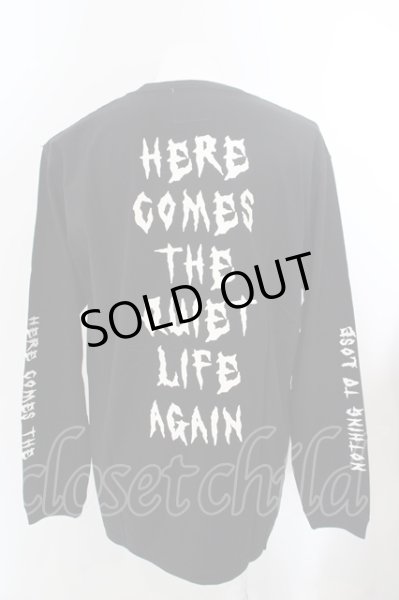 画像2: Moonage Devilment（清春） / GRAPHIC L/S T-SHIRT TYPE A カットソー 46 ブラック O-24-04-24-018-MO-to-YM-ZT420 (2)