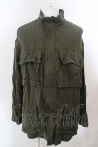 Moonage Devilment（清春） / EGO TRIPPINGコラボ PARATROOPER SMOCK ジャケット 46 カーキ O-24-04-24-020-MO-ja-YM-ZT0426