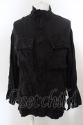 【WINTERセール】Moonage Devilment（清春） / EGO TRIPPINGコラボ PARATROOPER SMOCK ジャケット 44 ブラック O-24-04-24-021-MO-ja-YM-ZT084