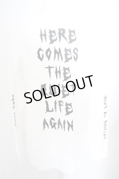 画像2: Moonage Devilment（清春） / GRAPHIC L/S T-SHIRT TYPE A カットソー 46 ホワイト O-24-04-24-003-MO-to-YM-ZT448 (2)