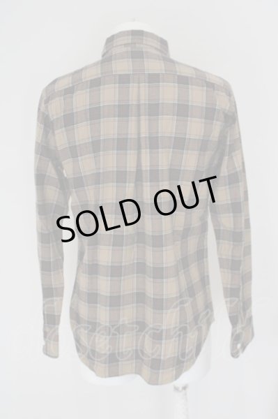 画像2: MR.OLIVE / コットンチェックシャツ S ブラウン O-24-04-24-031-MR-sh-YM-ZT186 (2)