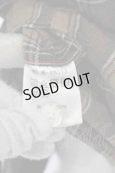 画像3: MR.OLIVE / コットンチェックシャツ S ブラウン O-24-04-24-031-MR-sh-YM-ZT186 (3)