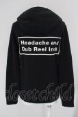 画像2: 【セール】Moonage Devilment(清春) / Headache and Dub Reel Inch スタッズフーディーパーカー M ブラック O-24-04-24-033-Mo-ja-YM-ZT186 (2)