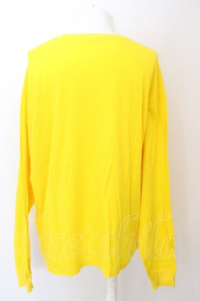 画像3: LEGENDA / オーバーサイズカットソー  イエロー O-24-04-26-029-LE-to-YM-ZT256 (3)