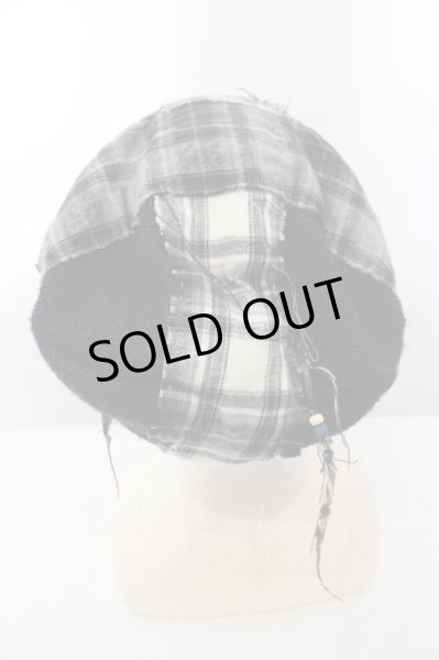 画像2: LGB / BERET/BCR ニットキャップ F ブラックｘブルーグレイｘアイボリー O-24-04-26-039-LG-za-YM-OS (2)