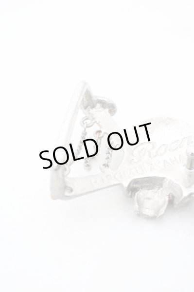 画像2: Roen / チェーンスカルバックル  シルバー O-24-04-26-040-Ro-za-YM-ZT412 (2)