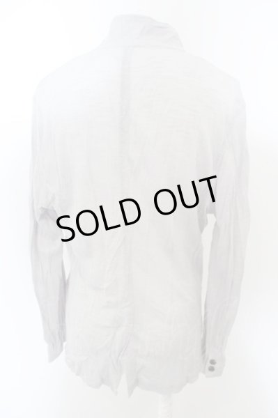 画像2: Zero by TORNADO MART / スラブテト麻ジャケット LL ライトグレー O-24-04-26-005-Ze-ja-YM-ZT476 (2)