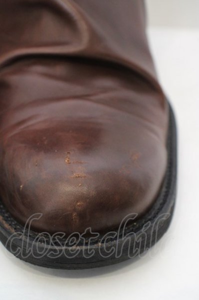 画像5: Black by VANQUISH / レイヤードシュリンクブーツ 2 ブラウン O-24-04-26-042-Bl-sho-YM-ZT-S003 (5)