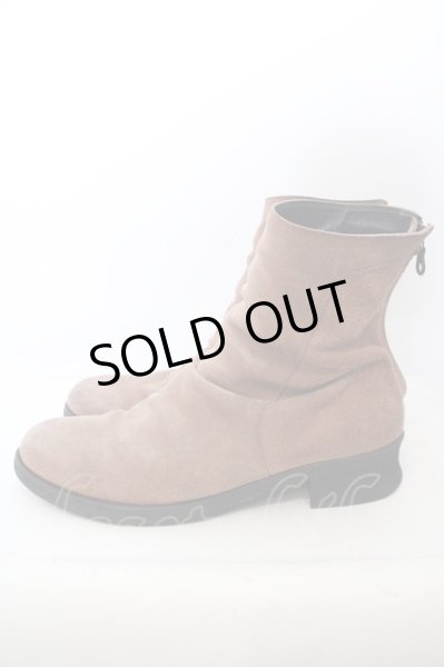 画像2: NO ID. / スウェードドレープブーツ 44 ブラウン O-24-04-26-043-NO-sho-YM-ZT3000 (2)