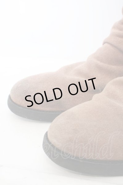 画像4: NO ID. / スウェードドレープブーツ 44 ブラウン O-24-04-26-043-NO-sho-YM-ZT3000 (4)