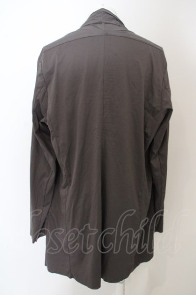 画像2: ATTACHMENT / フランネラーナスムースストールカーディガン  グレージュ O-24-04-26-011-AT-to-YM-ZT104 (2)