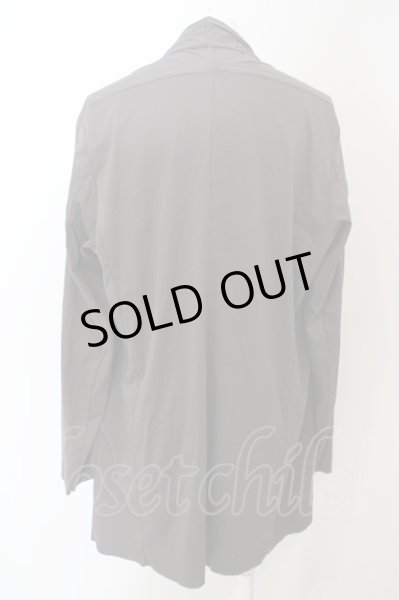 画像2: ATTACHMENT / フランネラーナスムースストールカーディガン  グレージュ O-24-04-26-011-AT-to-YM-ZT104 (2)