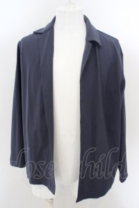 【WINTERセール】STUDIOUS / 1mile Shirt jacket　シャツジャケット 1 ブルーグレイ O-24-04-26-012-SD-sh-YM-ZT131