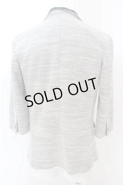 画像3: NEW GENTLEMAN / イタリアンカラー六部袖ジャケット 3 ライトグレー O-24-04-26-014-NE-ja-YM-ZT433 (3)