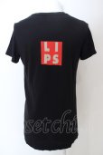 画像4: LGB / HSC/M【メンズ1】　LIPS Tシャツ 1 ブラック O-24-04-26-021-LG-ts-YM-ZT483 (4)