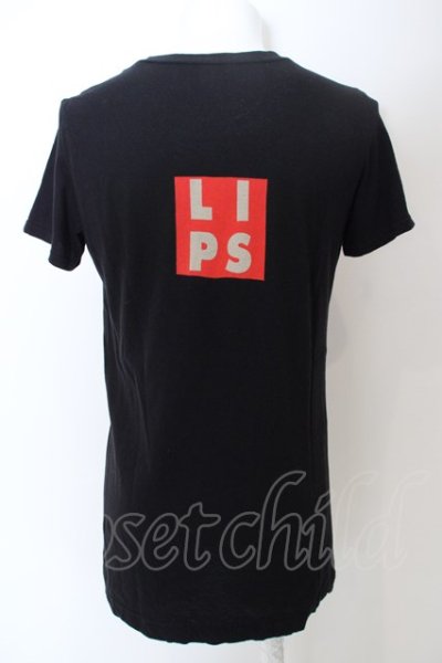 画像4: LGB / HSC/M【メンズ1】　LIPS Tシャツ 1 ブラック O-24-04-26-021-LG-ts-YM-ZT483