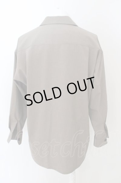 画像2: MR.OLIVE / STRETCH WEATHER　CLOTH-BIG SILHOUTTE シャツジャケット S オリーブ O-24-04-26-026-MR-sh-YM-ZT256 (2)