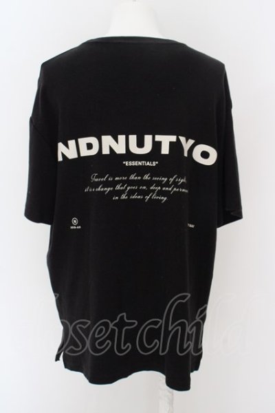 画像2: NIL DUE / NIL UN TOKYO / SWEAT BIG TEE USED BLACK Tシャツ  ブラック O-24-04-28-001-NI-ts-YM-ZT91