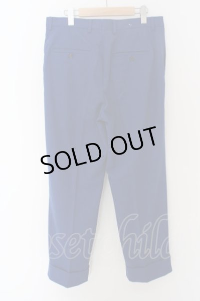 画像2: ZARA / クロップドカラーパンツ EU 42 ブルー O-24-04-28-011-ZA-pa-YM-ZT090 (2)