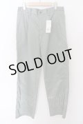 【セール】LOVELESS / WATER REPELLENT ナイロンワイドパンツ L グリーン O-24-04-28-013-LO-pa-YM-ZT090
