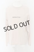 NIL DUE / NIL UN TOKYO / TAG LONG SLEEVE Tシャツ  オートミール O-24-04-28-002-NI-to-YM-ZT091