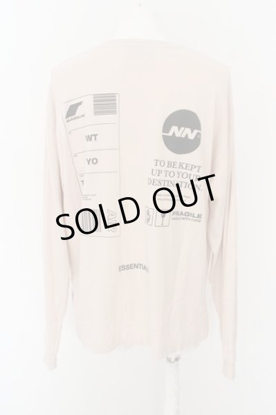 画像2: NIL DUE / NIL UN TOKYO / TAG LONG SLEEVE Tシャツ  オートミール O-24-04-28-002-NI-to-YM-ZT091 (2)