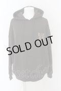NIL DUE / NIL UN TOKYO / EMBROIDERY FLOWER HOODIE F チャコール O-24-04-28-003-NI-to-YM-ZT091