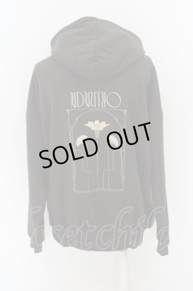 画像2: NIL DUE / NIL UN TOKYO / EMBROIDERY FLOWER HOODIE F チャコール O-24-04-28-003-NI-to-YM-ZT091 (2)
