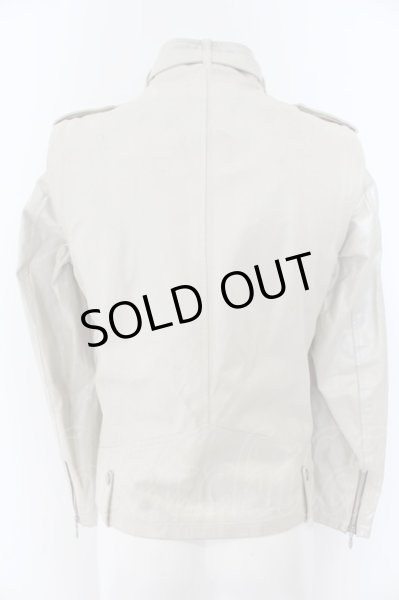 画像3: TORNADO MART / ピッグレザー2WAYライダースジャケット M クリーム O-24-05-06-002-TO-ja-YM-ZT-M100 (3)