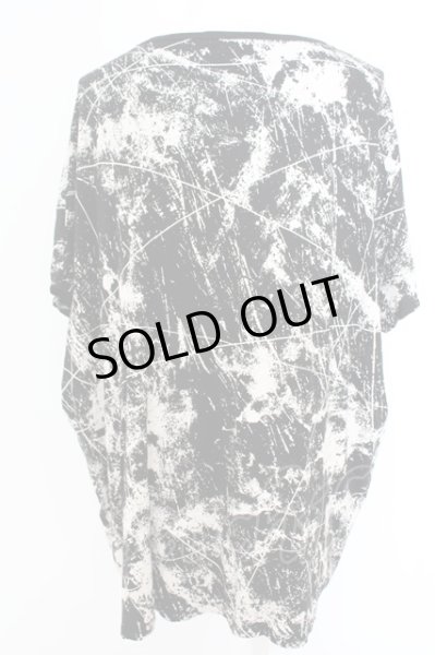 画像3: CIVARIZE / 総柄ドルマンTシャツ F ブラック O-24-05-06-040-CI-ts-YM-OS (3)