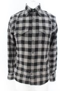 【WINTERセール】5351pour les Hommes / ウール混ブロックチェックシャツ 2 ブラック O-24-05-06-003-53-sh-YM-ZT92