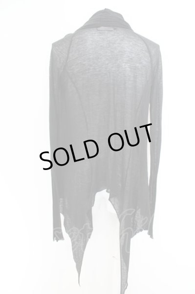 画像5: IFSIXWASNINE / CARDI-3　カッティングイレヘムカーディガン 0 ブラック O-24-05-06-049-IF-to-YM-ZT88 (5)