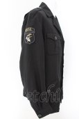 画像2: BLACK HONEY CHILI COOKIE / Emblem Military Blouson ジャケット 3 ブラック O-24-05-06-060-BL-ja-YM-ZT87 (2)