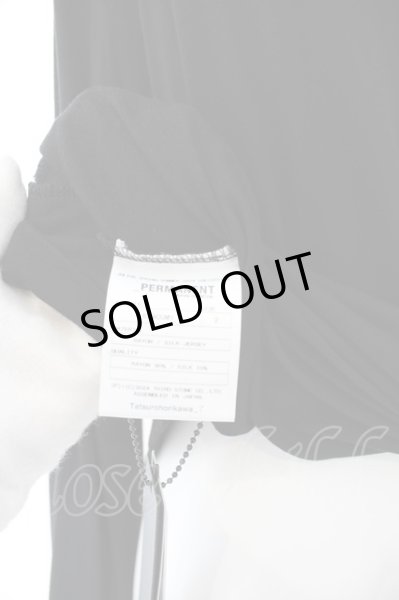 画像4: JULIUS / レーヨンシルクジャージーカットソー 2 ブラック O-24-05-06-061-JU-to-YM-OS (4)