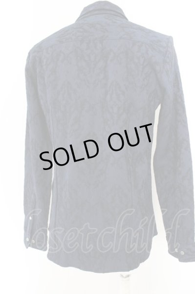 画像3: NO ID. / ストール付アラベスクJQシャツ 1 ネイビー O-24-05-06-066-NO-sh-YM-ZT85 (3)