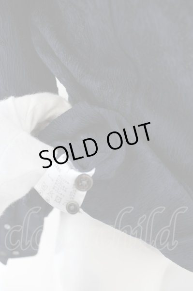 画像4: NO ID. / ストール付アラベスクJQシャツ 1 ネイビー O-24-05-06-066-NO-sh-YM-ZT85 (4)