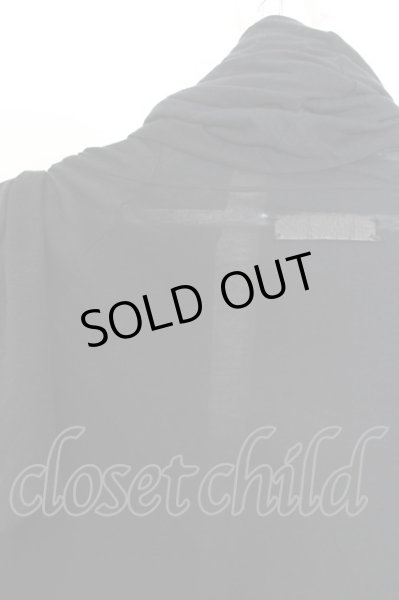 画像3: IFSIXWASNINE / WILD HORSE/MINI　スリット袖カーディガン 0 ブラック O-24-05-06-080-IF-to-YM-ZT090 (3)