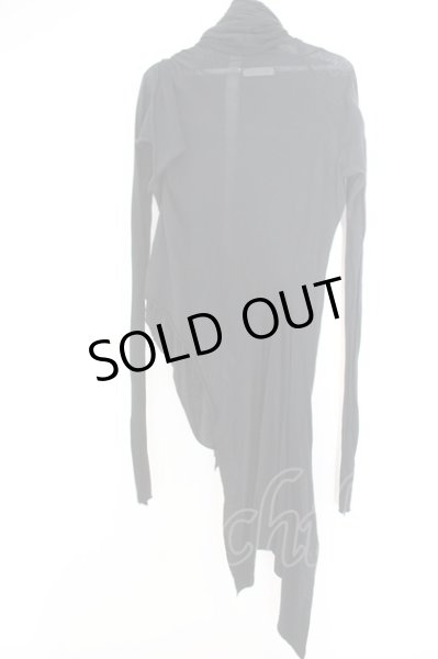 画像4: IFSIXWASNINE / WILD HORSE/MINI　スリット袖カーディガン 0 ブラック O-24-05-06-080-IF-to-YM-ZT090 (4)