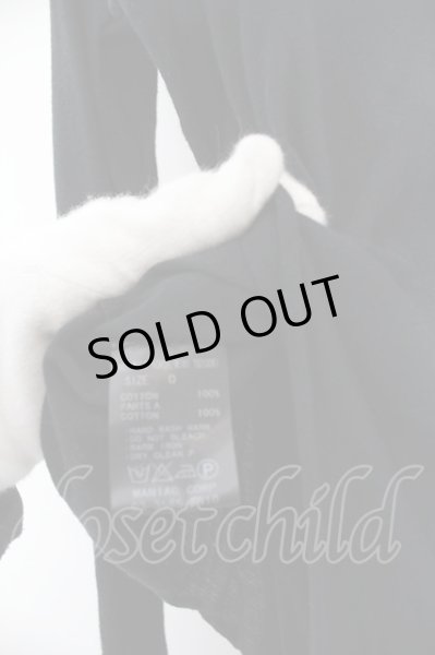 画像5: IFSIXWASNINE / WILD HORSE/MINI　スリット袖カーディガン 0 ブラック O-24-05-06-080-IF-to-YM-ZT090 (5)