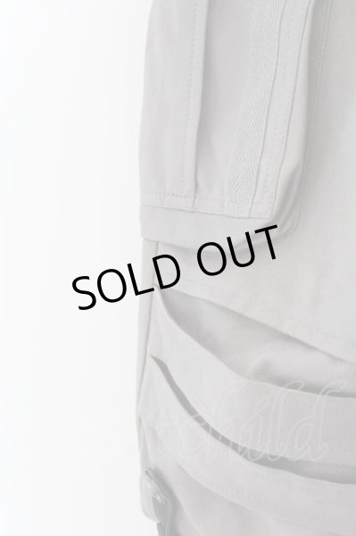 画像2: TORNADO MART / エステルピーチヘアラインクロップドカーゴパンツ M グレー O-24-05-06-093-TO-pa-YM-ZT94 (2)