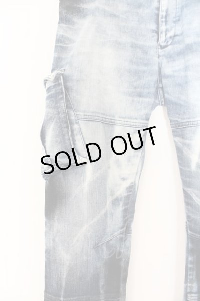 画像2: TORNADO MART / ハイブリットダークグロウ　デニムカーゴパンツ S ブルー O-24-05-06-095-TO-pa-YM-ZT93 (2)