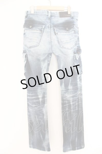 画像4: TORNADO MART / ハイブリットダークグロウ　デニムカーゴパンツ S ブルー O-24-05-06-095-TO-pa-YM-ZT93 (4)