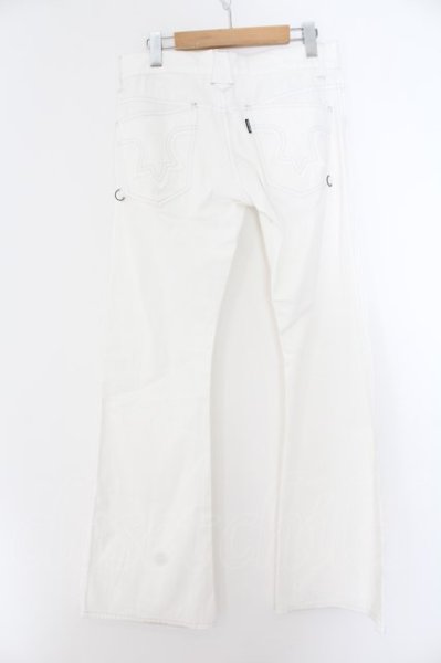 画像4: TORNADO MART / カットオフサイドフレアパンツ M ホワイト O-24-05-06-097-TO-pa-YM-ZT093 (4)